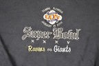 Vintage 2001 Ravens Vs Giants Super Bowl Tampa Embroidered NFL Crewneck Sweatshirt Mens L