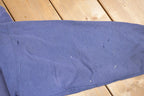 Vintage 1990s Blank Navy Blue Starter Crewneck Sweatshirt