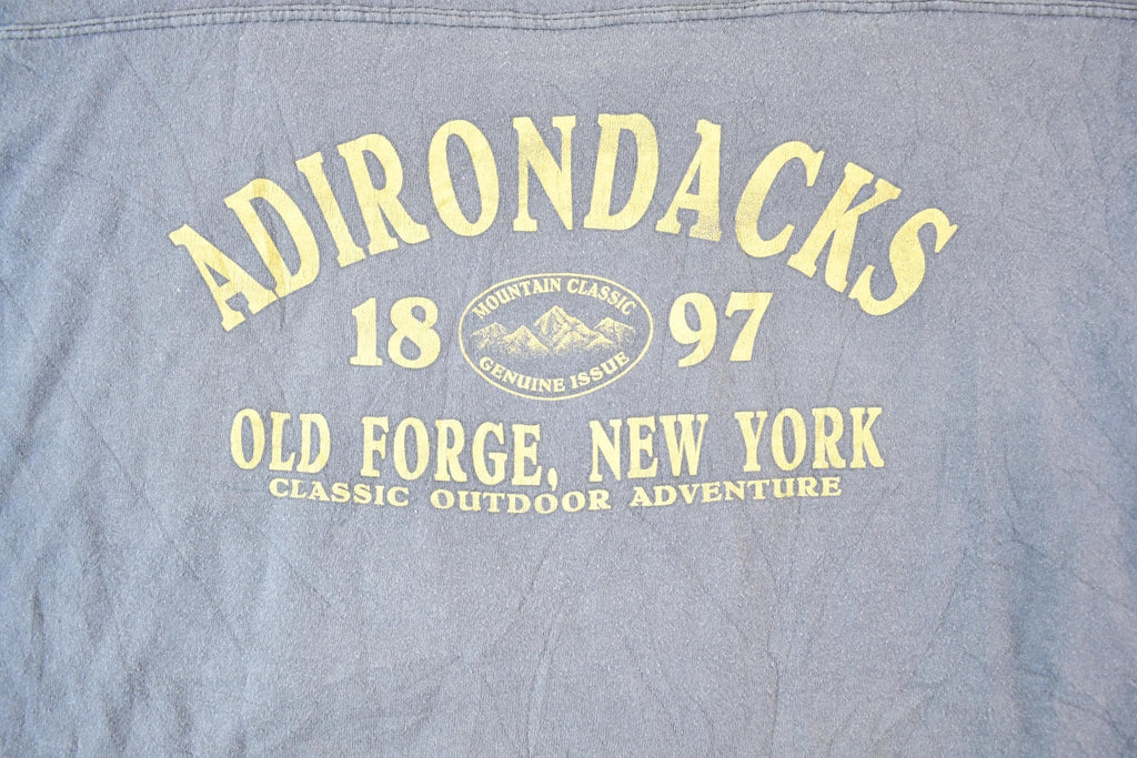 Vintage 1980s Adirondacks Old Forge New York Souvenir T-Shirt Mens L