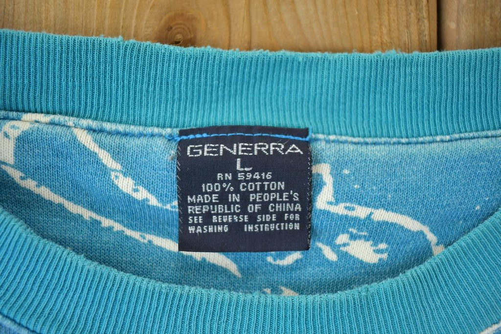 Vintage 1990s Generra Abstract Print Crewneck Sweatshirt