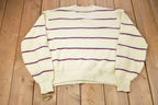 Vintage 1990s Probe Striped Knitted Sweater