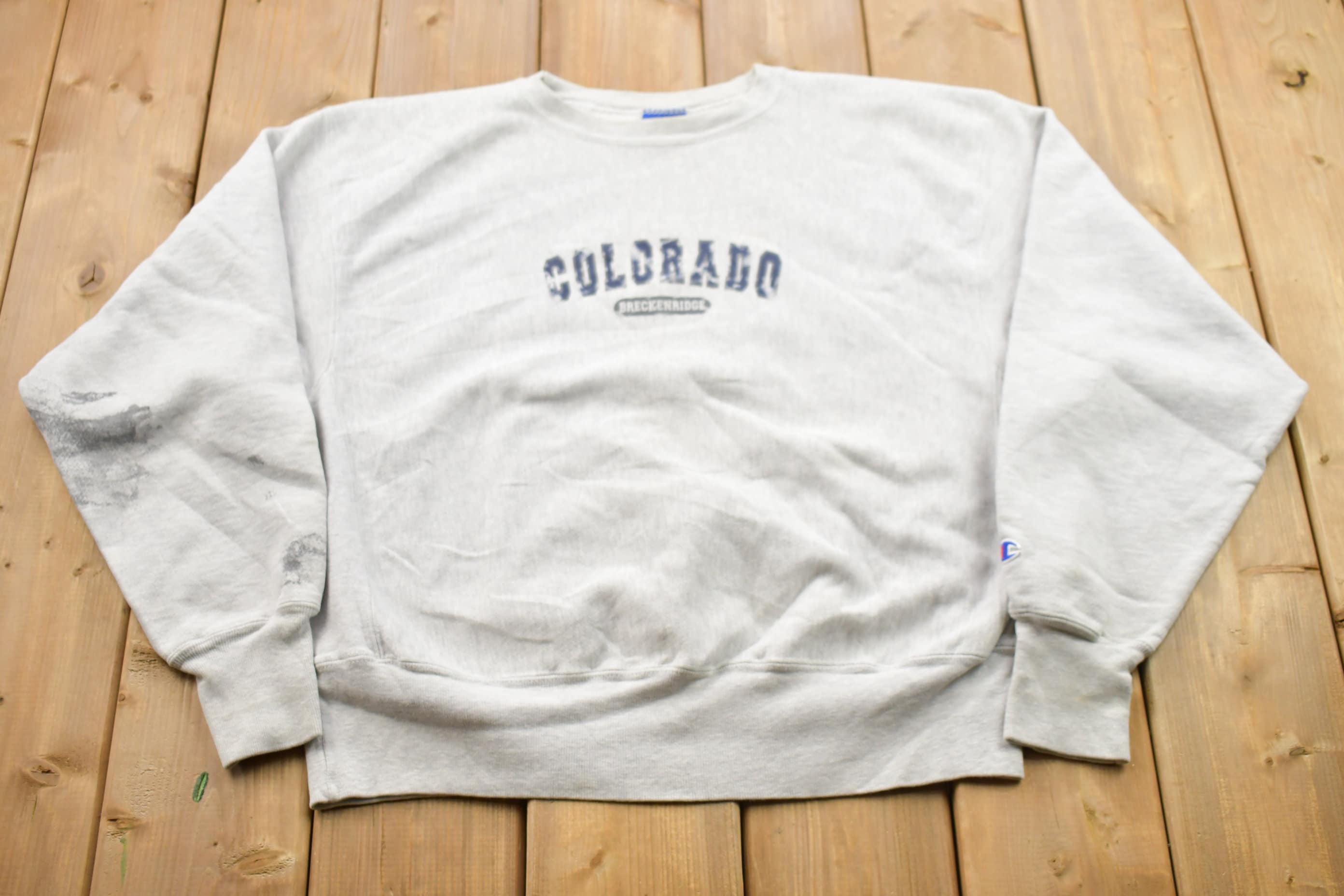 Vintage 1990s Breckenridge Colorado Champion Crewneck Sweatshirt