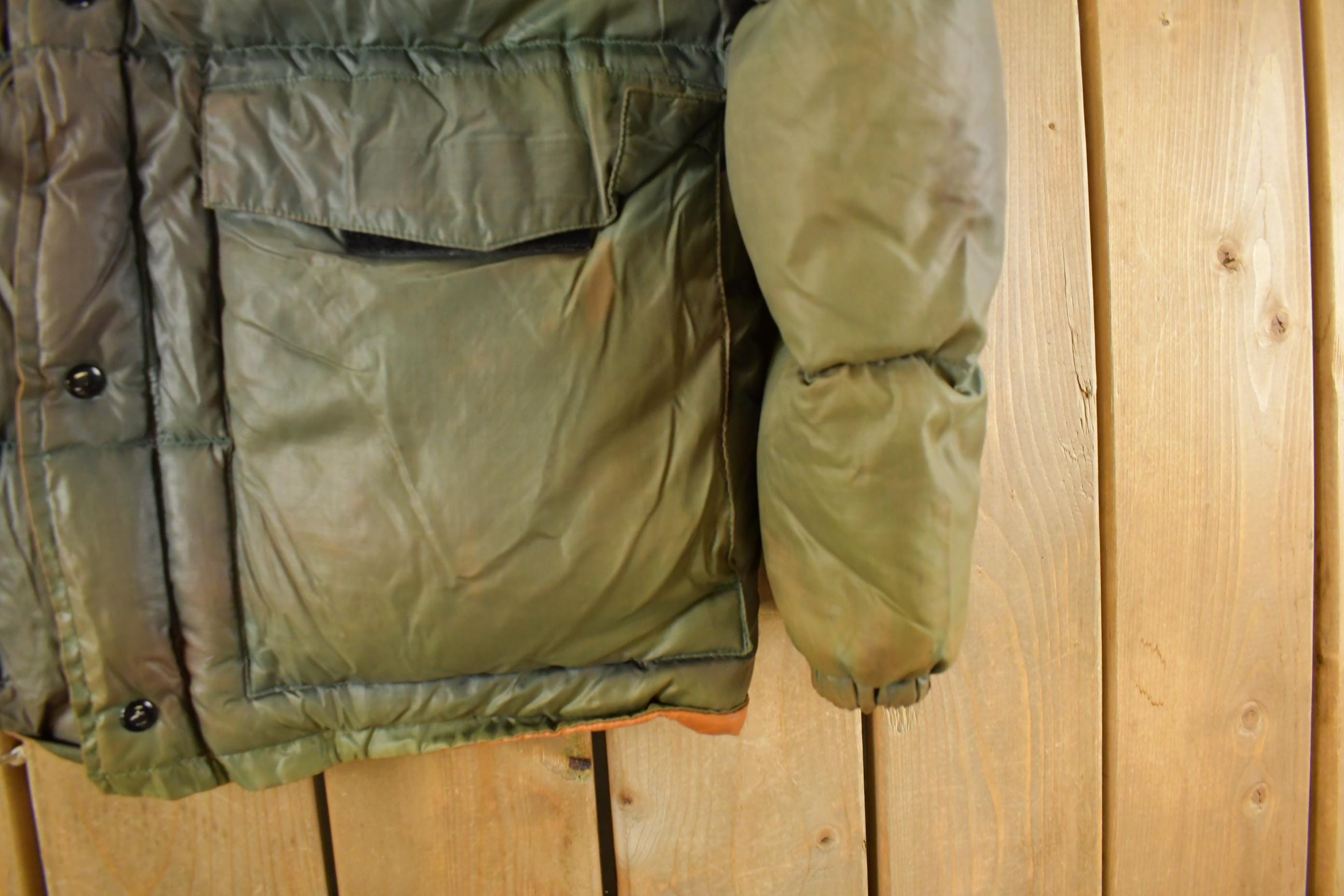 Vintage 1980s Spacecraft Down Puffer Jacket Men's Large