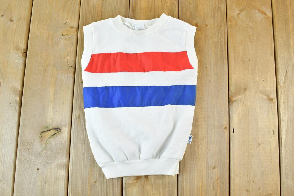 Vintage 1980s Garan Youth Nautical Single Stitch T