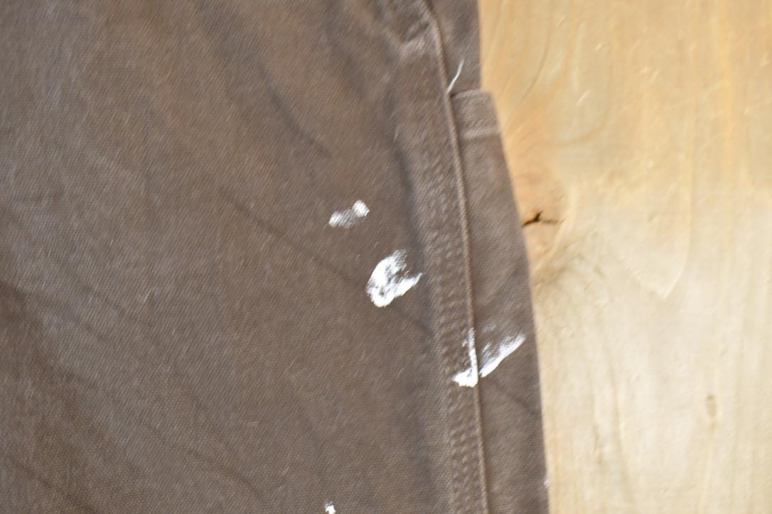 Vintage 1990s Carhartt Brown Denim Work Pants Size 38 x 30