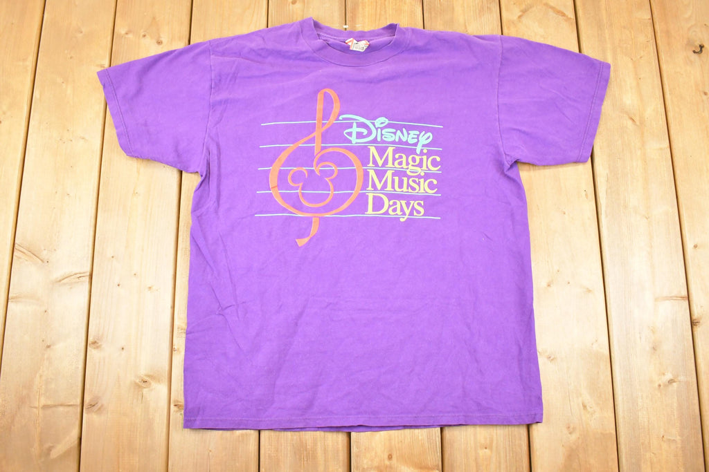 Vintage 1990s Disney Magic Music Days Souvenir Travel Men's L