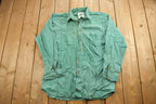 Vintage 1990s World Island Plaid Flannel Button Up Shirt