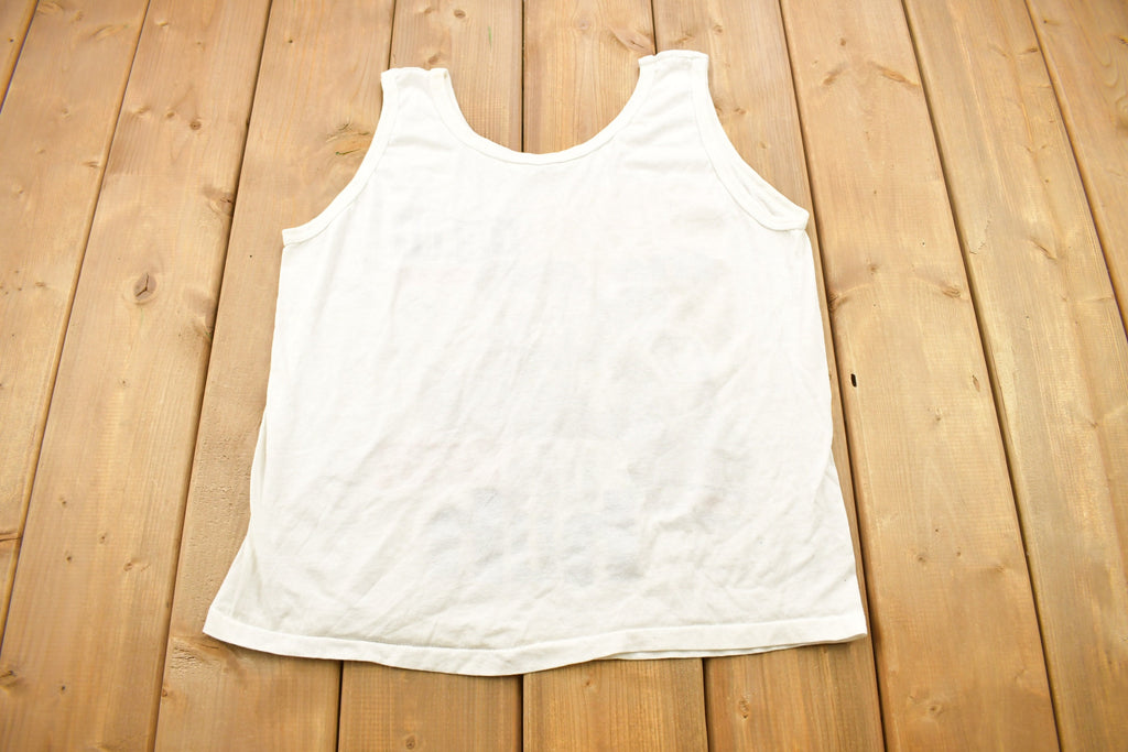 Vintage 1980s Ray Charles Graphic Tank Top Shirt