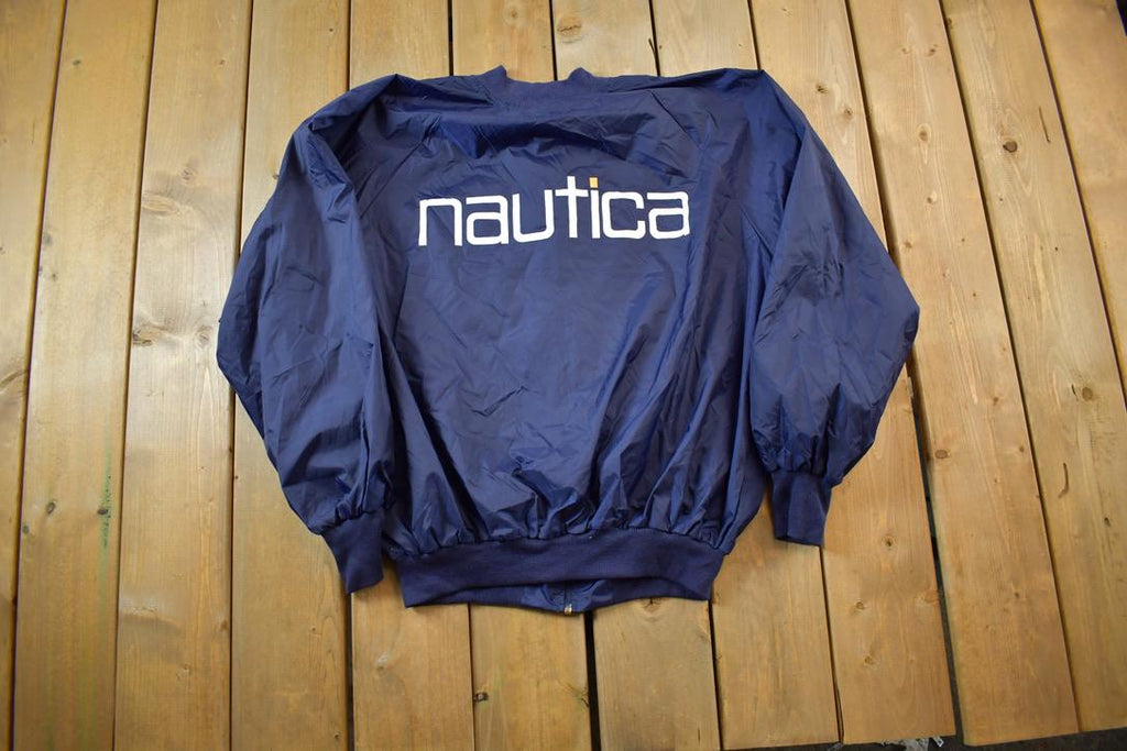 Vintage 1990s Nautica Nylon Sailing Windbreaker - XL