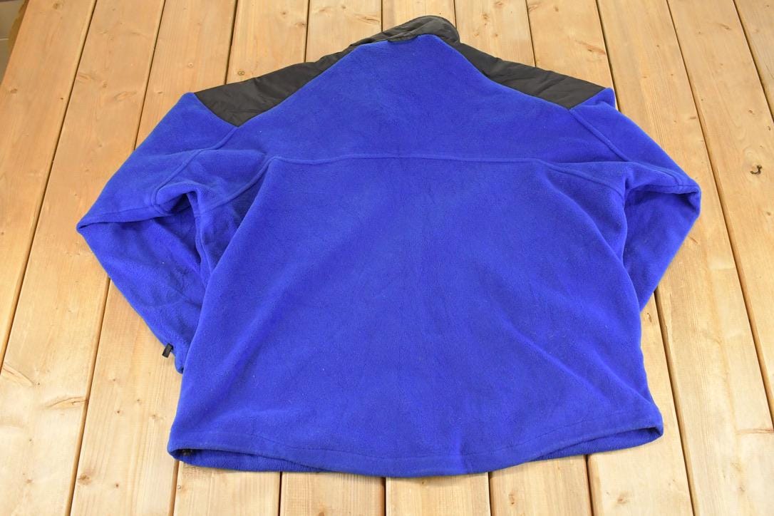 Vintage 1990s Columbia Fleece Sweater Men's XL / Outdoorsman / 90s Outdoorsman Sweater / Fleece Hiking Zip up