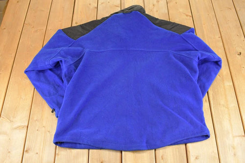 Vintage 1990s Columbia Fleece Sweater Men's XL / Outdoorsman / 90s Outdoorsman Sweater / Fleece Hiking Zip up
