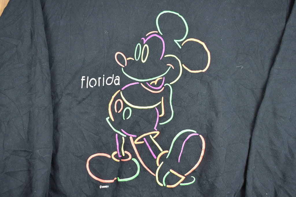 Vintage 1980s Florida Mickey Mouse Crewneck Sweatshirt