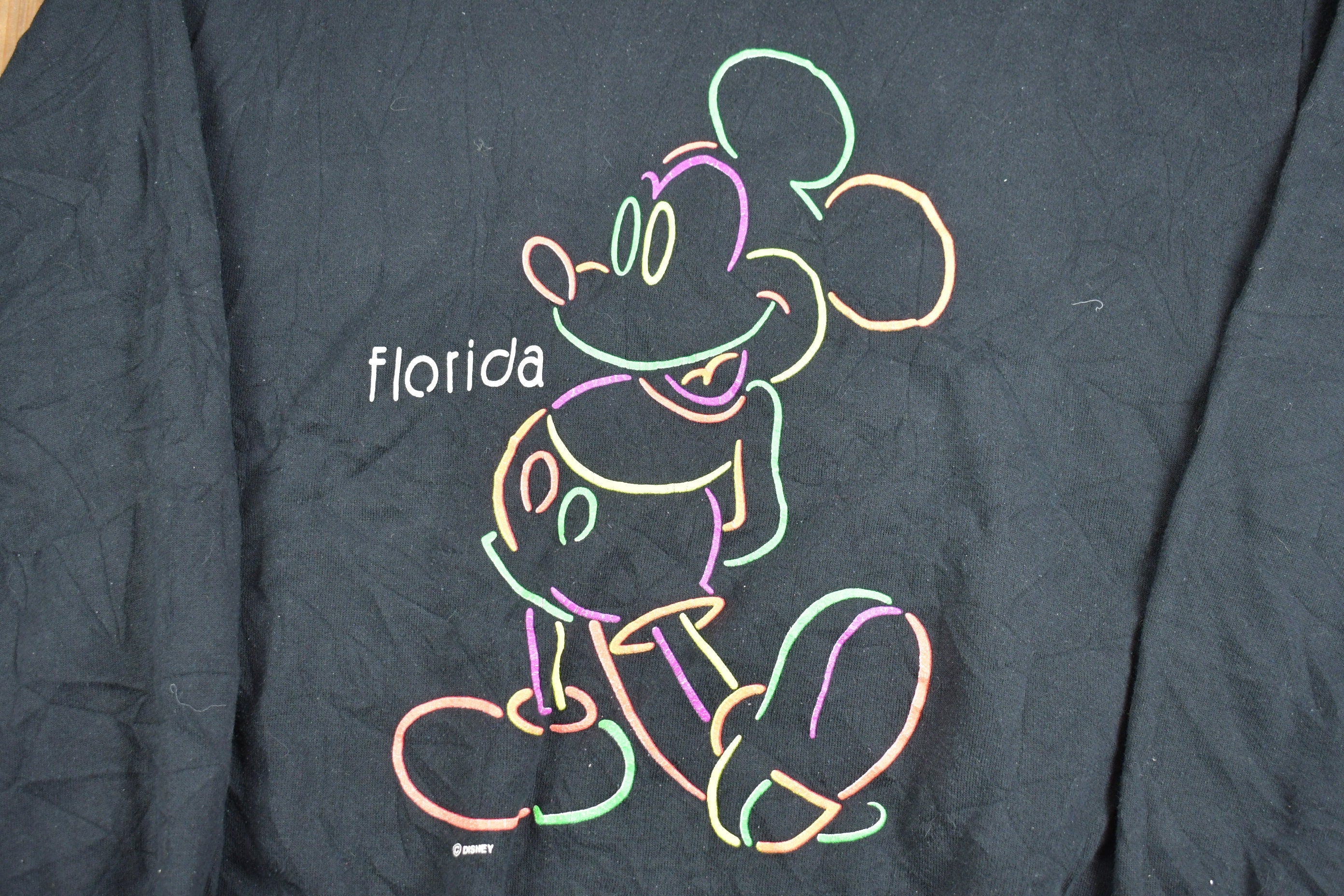 Vintage 1980s Florida Mickey Mouse Crewneck Sweatshirt