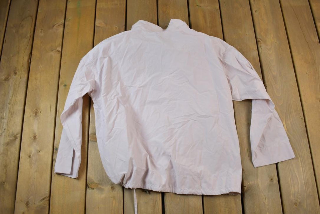 Vintage 1990s Eileen Fisher Quarter Zip Windbreaker Jacket
