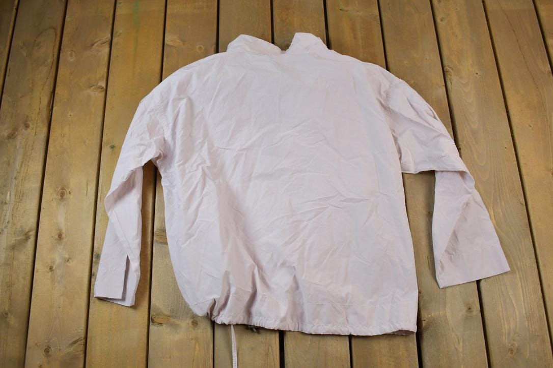 Vintage 1990s Eileen Fisher Quarter Zip Windbreaker Jacket