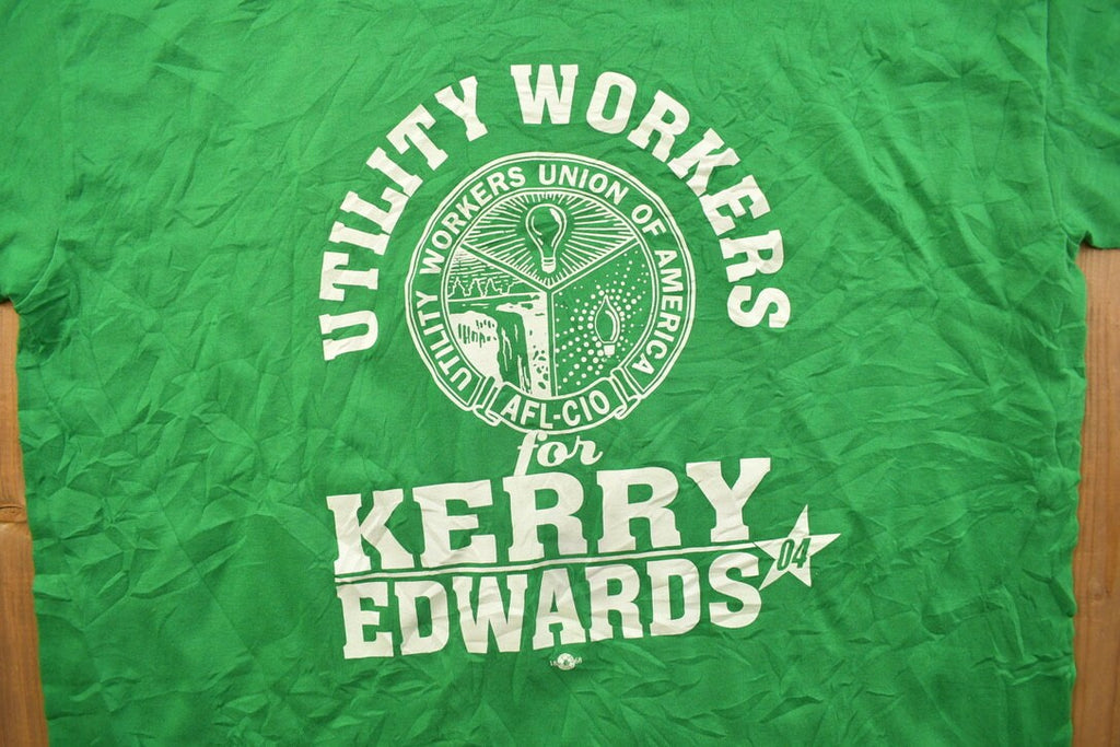 Vintage 1990s Kerry Edwards Graphic T Shirt