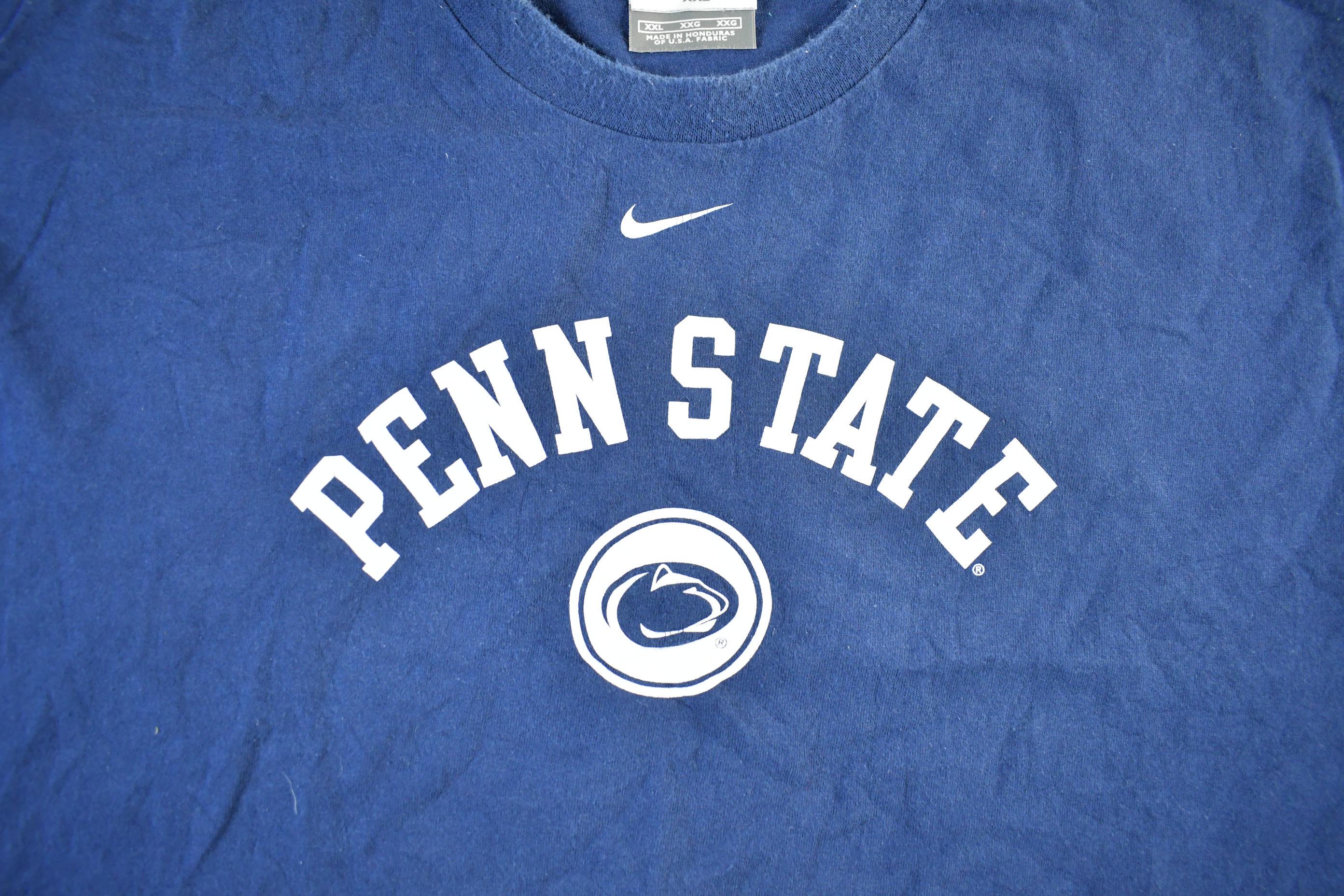 Vintage 2000s Nike Penn State University Collegiate T-Shirt Men's 2XL