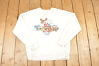Vintage 1980s Quebec Party Animals Funny Souvenir Crewneck Sweatshirt Men's M