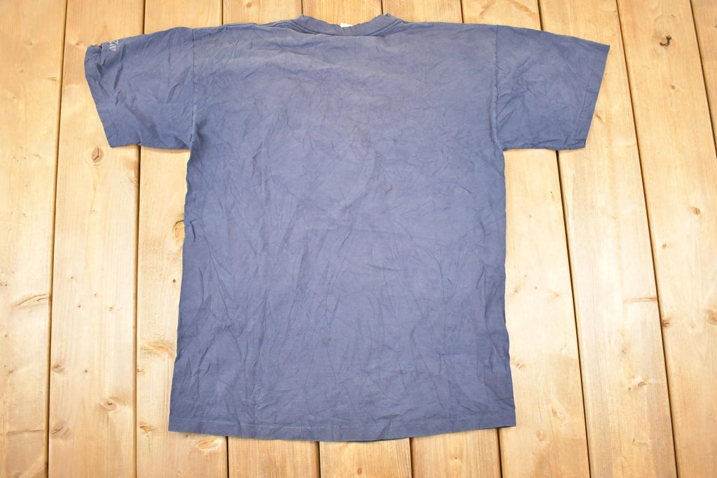 Vintage 1990s Toledo Embroidered Elephant Souvenir Travel T-Shirt Men's M