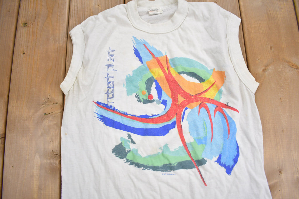 Vintage 1985 Robert Plant The Principle Of Moments Tour T-shirt