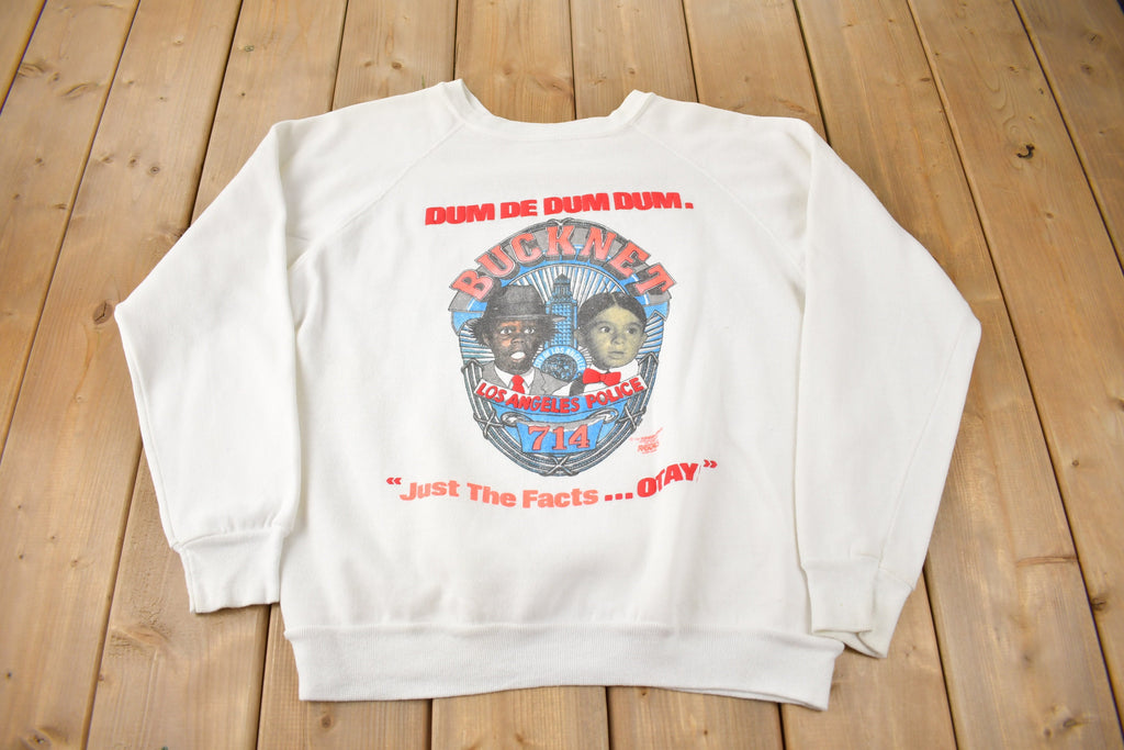 Vintage 1987 Little Rascals Graphic Crewneck Sweatshirt Made In USA