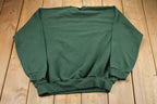 Vintage 1990s Cute Owl Embroidered Double Collar Crewneck