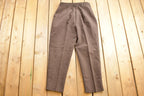 Vintage 1980s Womens Pleated Trouser Pants Size 30 x 26