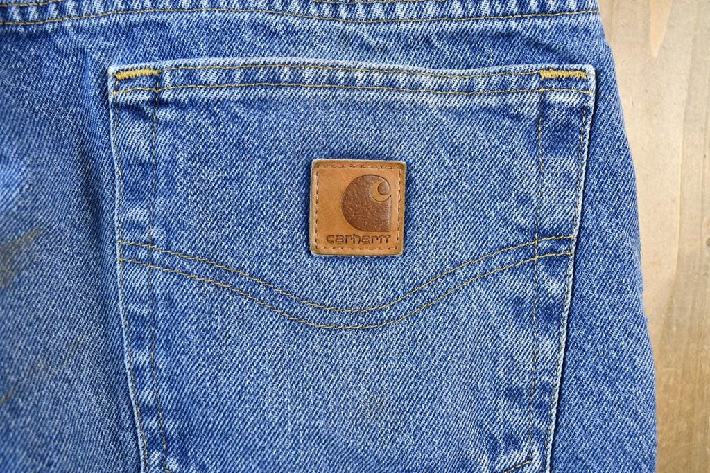 Vintage 2000s Relaxed Fit Blanket-Lined Carhartt Jeans Size 34 x 32