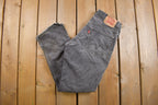 Vintage 1990s Levi's 505 Red Tab Black Jeans Size 31 x 29