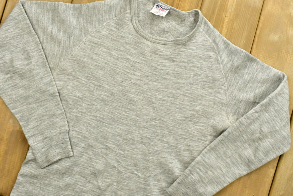 Vintage 1990's Jamari Thermolactyl Blank Thermal Crewneck Sweatshirt