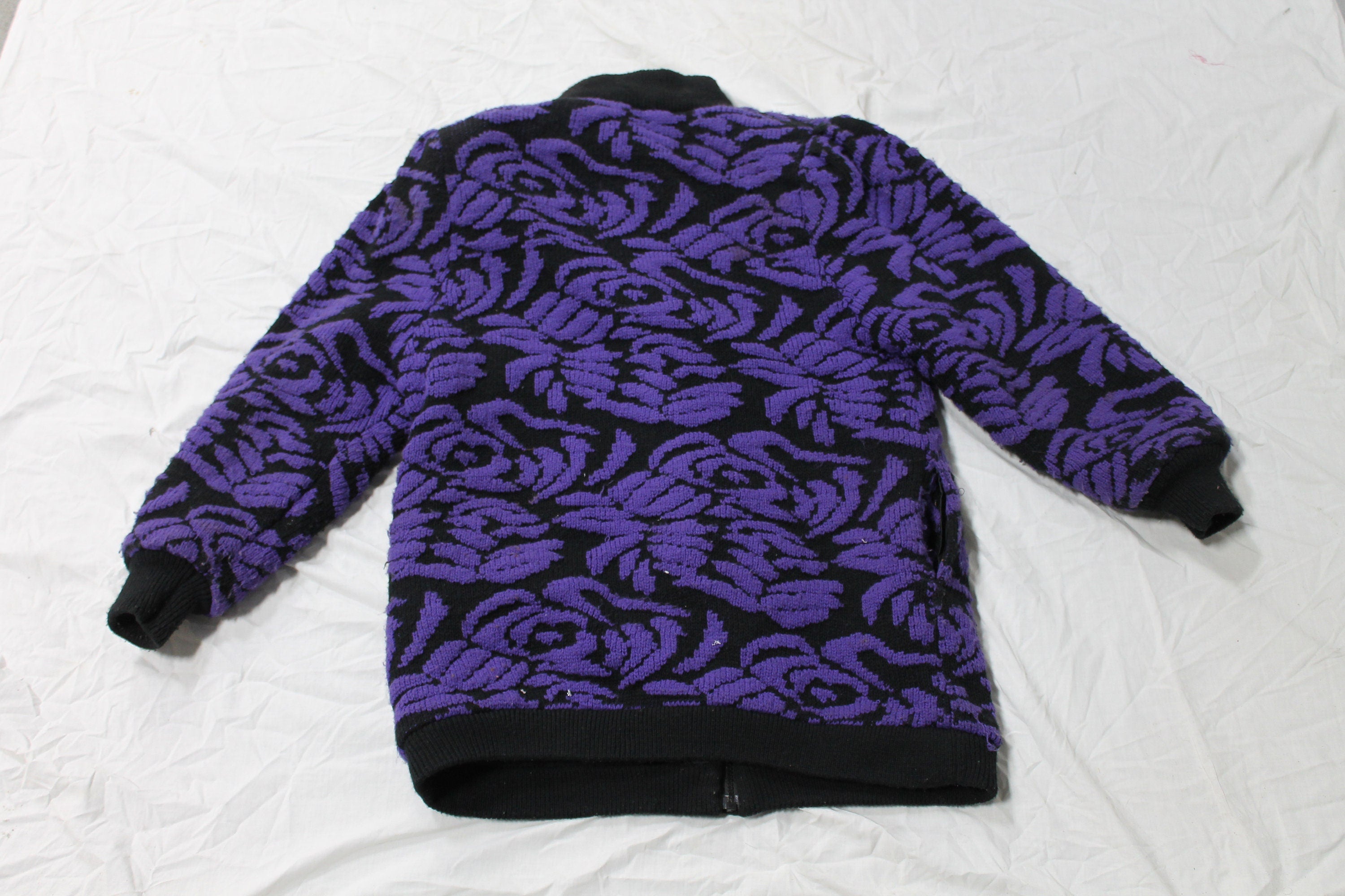 Vintage 1990s All Over Print Winter Coat