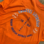 Vintage 1990 Emanuel Lutheran Softball T-Shirt