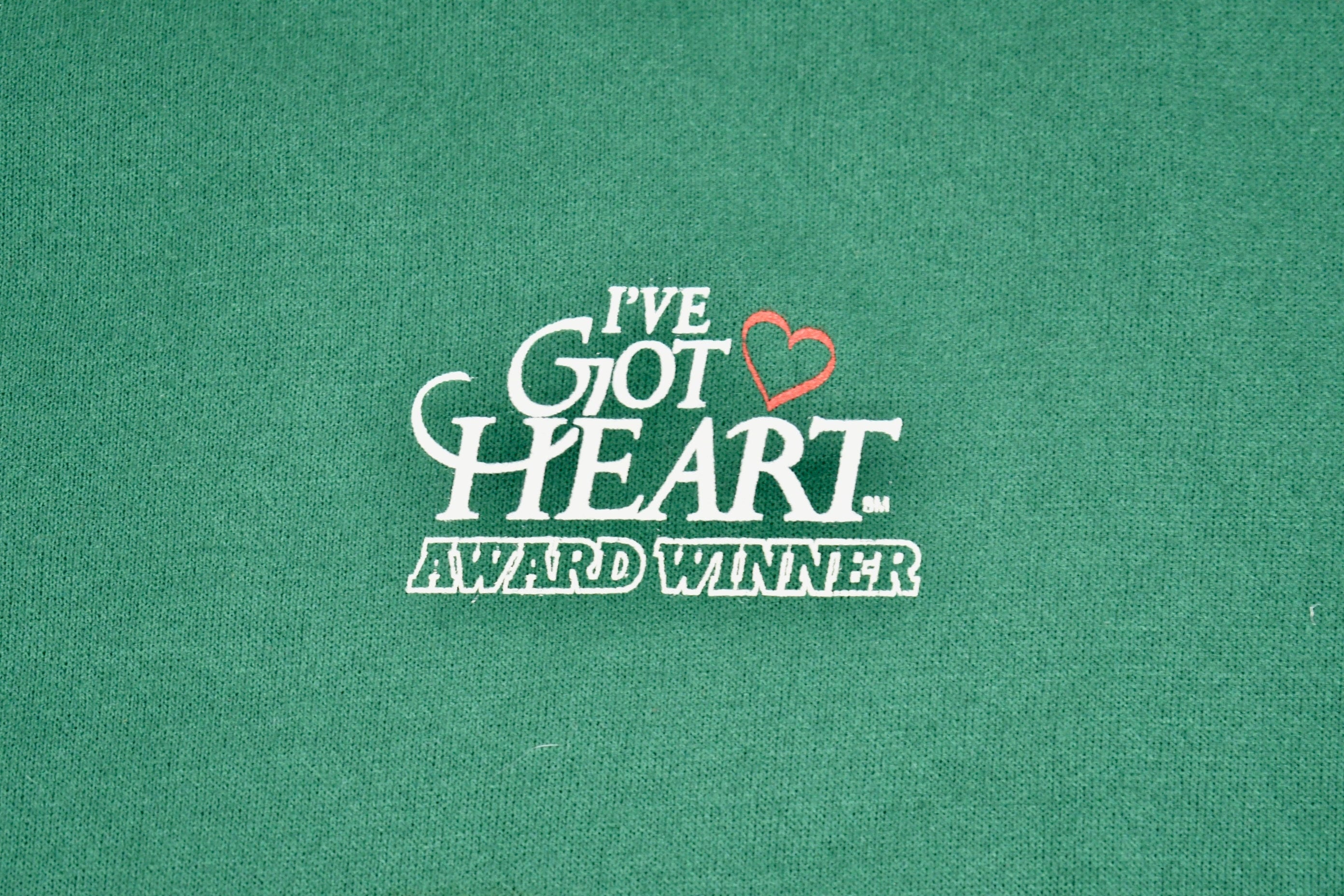 Vintage 1990s I Got Heart Award Winner Graphic Crewneck Sweatshirt