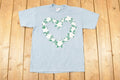 Vintage 1990s Heart Shaped Flower Souvenir Travel T-Shirt Women's M
