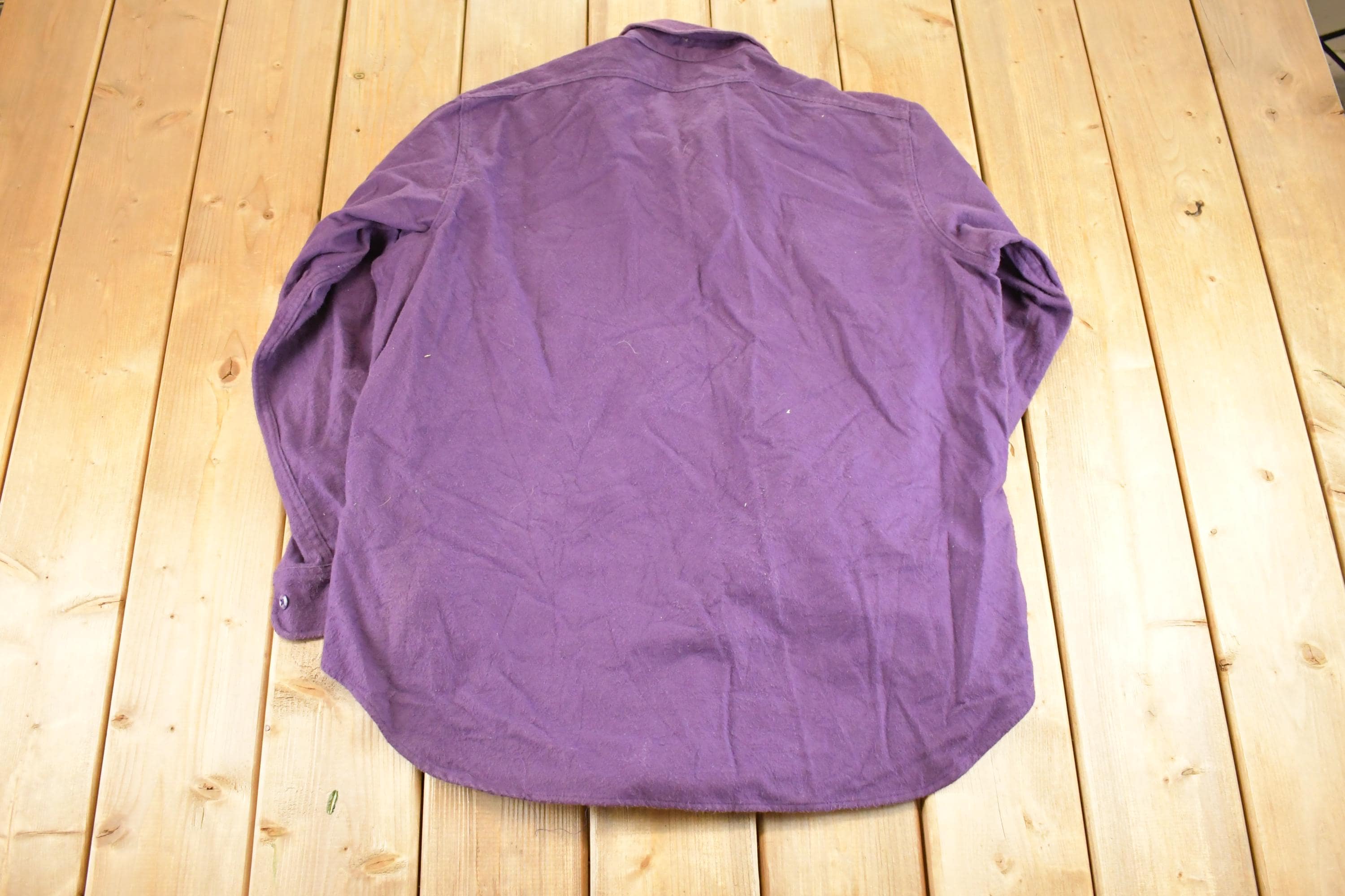 Vintage 1990s Outdoorsman Heavyweight Button Up Shirt Men's L / 90's Rugged Polo