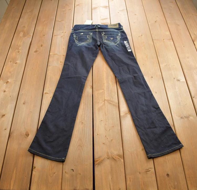 Vintage Y2K Guess Jeans Cowgirl Western Boot Cut Low Rise Jeans Size 24x32