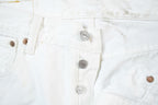 Vintage 1990s Levi Strauss Red Tab 501 Button Fly Denim Jeans Size 30 x 30 Made In USA