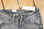 Vintage Deadstock Y2K Grace In LA Bedazzled Bootcut Low Rise Jeans Women's Size 26 x 32
