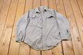 Vintage 1990s Key Imperial Paint Splatter Button Up Shirt