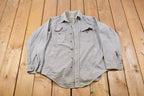 Vintage 1990s Key Imperial Paint Splatter Button Up Shirt