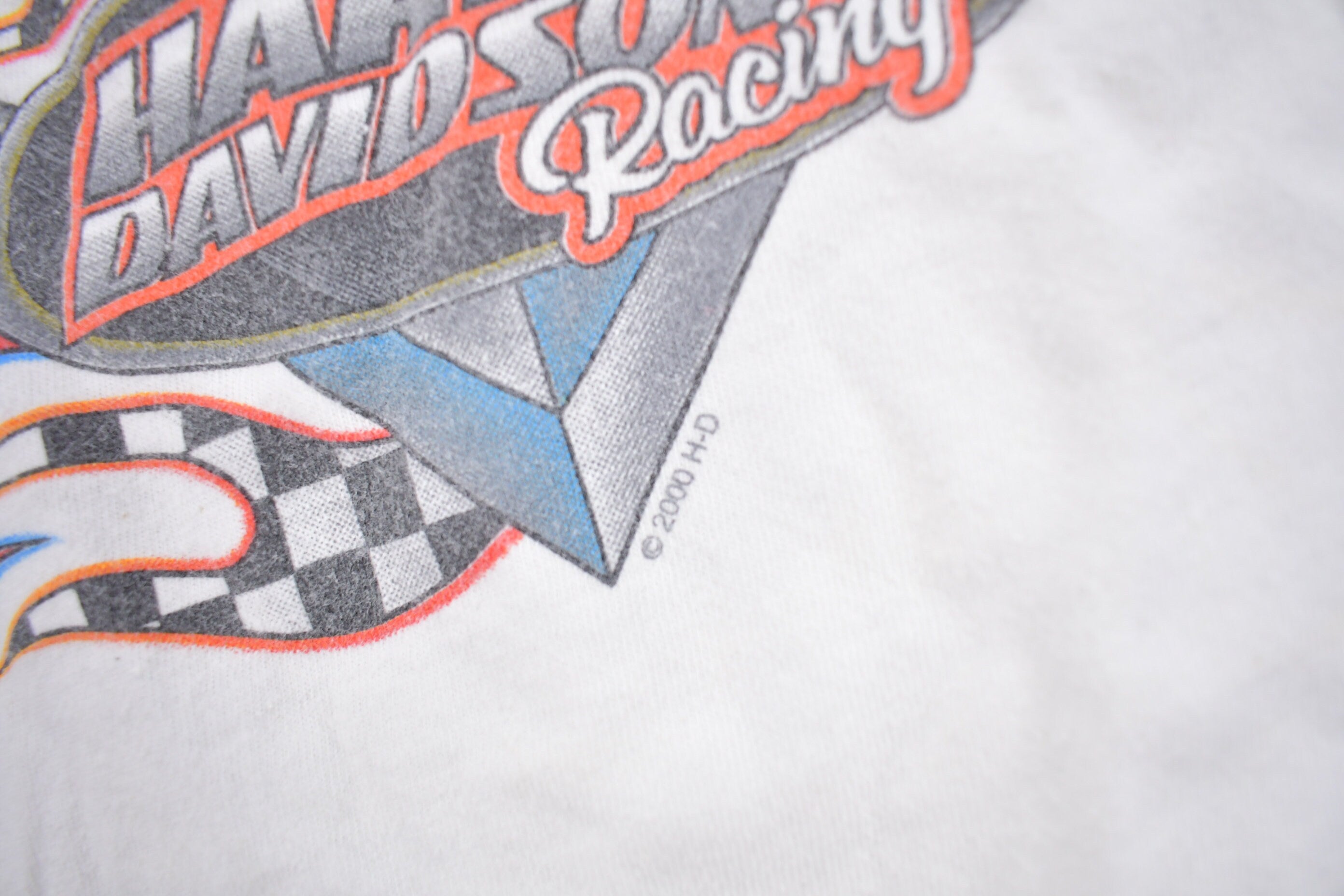Vintage 2000 Harley Davidson Motorcycles Sharon Pennsylvania Long Sleeve T-Shirt