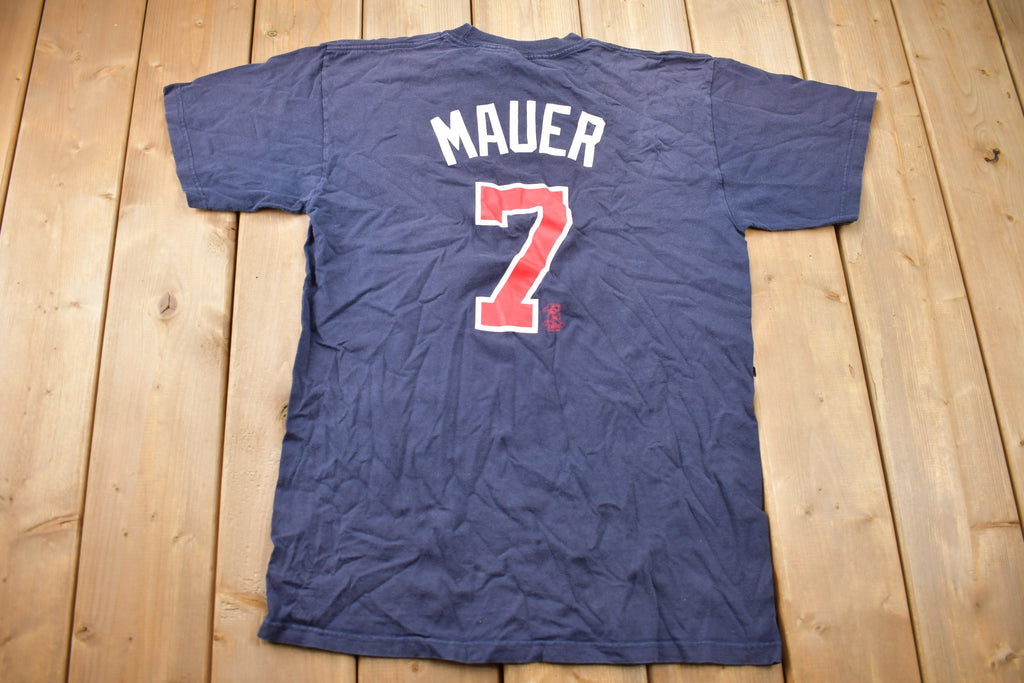 Vintage 2000s Minnesota Twins Joe Mauer 7 MLB Graphic T-Shirt
