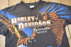 Vintage 1990s Harley Davidson Motorcycles Bald Eagle Graphic T-Shirt