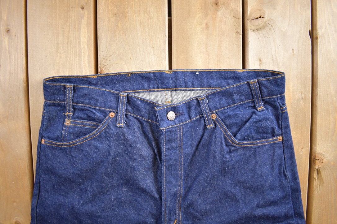 Vintage 1980s Levi's Orange Tab Jeans Size 38x32