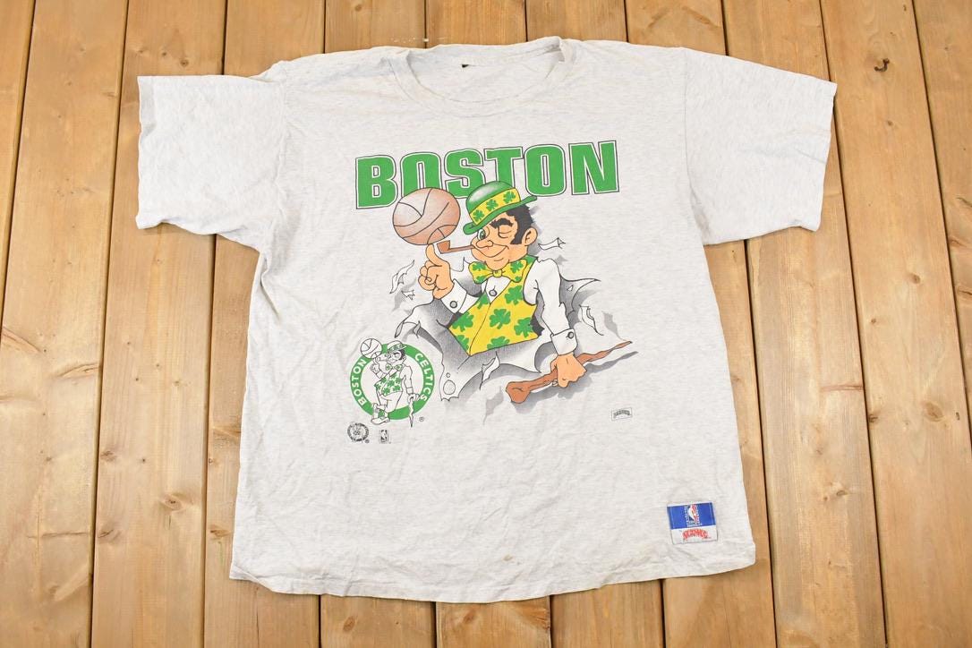 Vintage 1990s Boston Celtics FAB NBA T-Shirt Men's XL