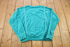 Vintage 1990s Blank Velour Sweatshirt