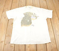 Vintage 1990s TSF Originals Hanes Dog Ducks Oil Painting Theme Single Stitch Graphic T-Shirt Made In USA