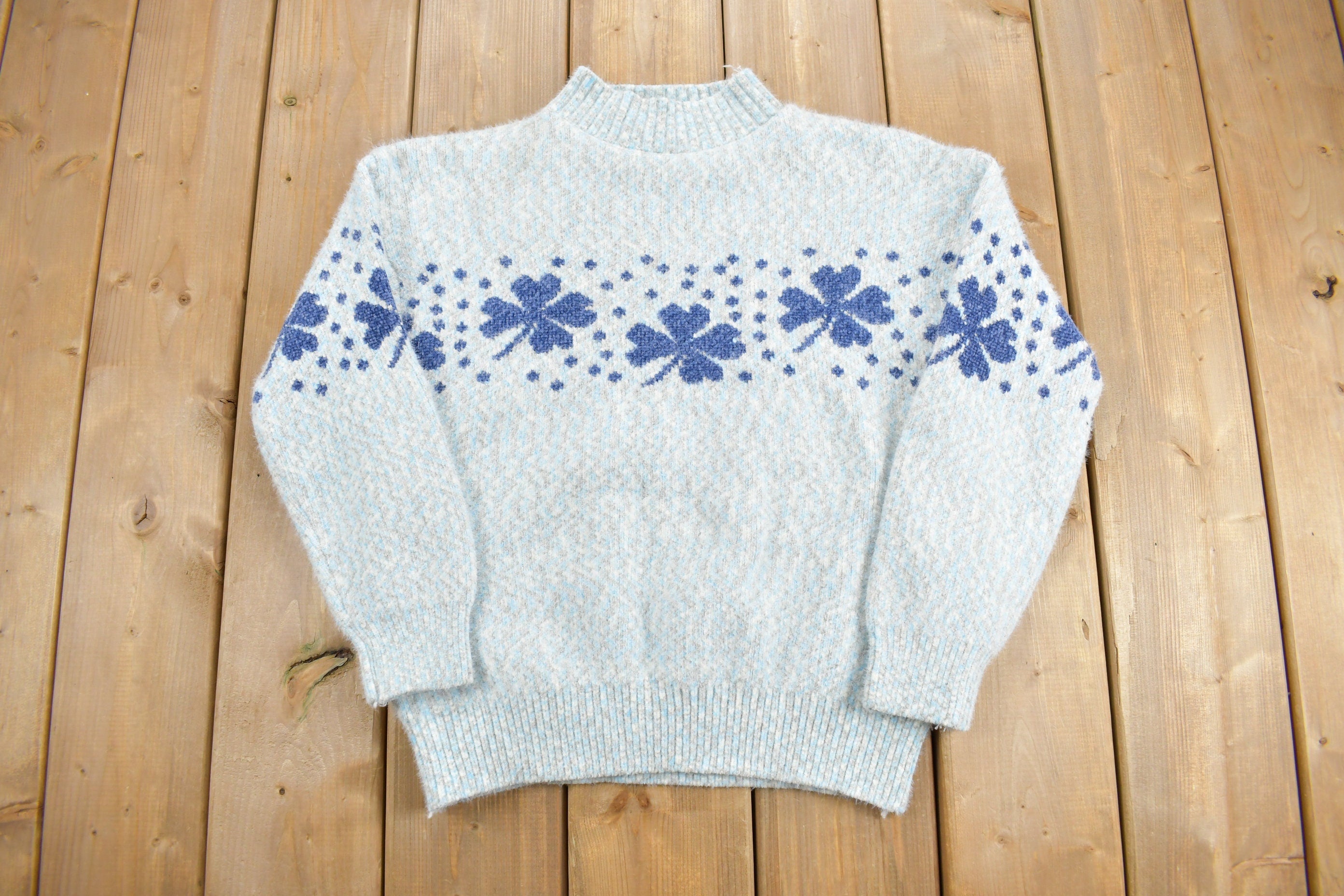 Vintage 1990s Mock Neck Sweatshirt