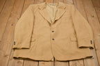 Vintage 1980s Amicale 100% Camel Hair Wool Overcoat