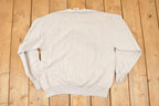 Vintage 1990s Two Wolves Cartoon Graphic Print Crewneck Sweatshirt Men's L